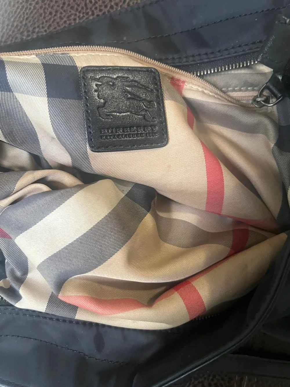 Burberry Black Nylon Shoulder Bag - Picture 6 of 8